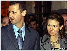 Президент Башар аль-Ассад с женой Асмой